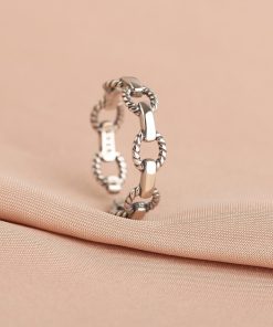 Anel ajustável prata 925